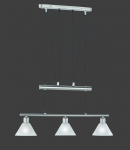 Trio Stamina piekarama lampa 3-pc E14 white brushed steel 3751031-07 4017807137729