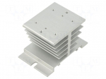 Heatsink: extruded | H | aluminium | L: 80mm | W: 50mm | H: 50mm | aluminium