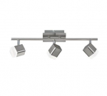 Trio Roubaix LED spotlight 3-pc brushed steel gaismeklis R82153107 4017807391442