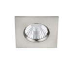 Trio Zagros LED recessed spotlight IP65 brushed steel square gaismeklis 650610107 4017807376876