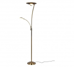 Trio-Lighting Granby LED  antique brass stāvlampa