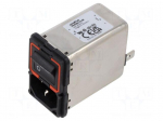 Connector: AC supply | socket | male | 10A | 250VAC | C14 (E) | FN9280