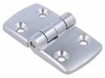 Hinge | Width: 45mm | aluminium | H: 45mm