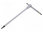 Wrench: hex key | HEX 2mm | Overall len: 125mm | Kind of handle: T