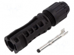 Connector: solar | plug | male | MC4 Evo stor | 47A | 1.5kV | straight