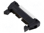 Connector: IDC | socket | male | PIN: 26 | 3000 | straight | 5A | THT | 2.54mm