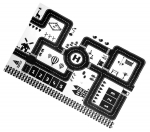 TV, SAT, HDMI, DVI kaablid ja tarvikud // Koaksiaalkaablite pistikud, tarvikud ja t&ouml;&ouml;riistad // ZA305B Mata podłogowa do zabawy 83x57