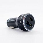 Auto charger Evelatus - Evelatus Quick Car Charger QCC03 Black