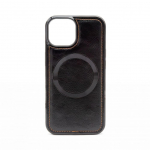 Back panel cover Evelatus Apple iPhone 15 Multifunctional Wallet wristband leather case Black