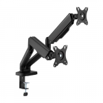 Dual 17&rdquo;-32&rdquo; Monitor Spring-Assisted Arm Mount, black