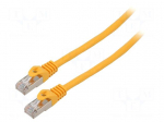 Patch cord | F/UTP | Cat: 6 | RJ45 plug,both sides | stranded | CCA | 15m