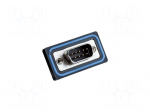 Connector: D-Sub | 5A | plug | male | PIN: 9 | straight | soldering | black