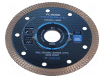 Cutting diamond wheel | &Oslash;: 125mm | Holder: assembly hole | 22.23mm