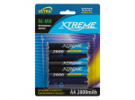 Patareid, akud, toiteplokid ja adapterid // AA, AAA ja muud suurused patareid, laadijad &ndash; saadaval tellimiseks // 82-601# Akumulator  r6 ni-mh aa 2800mah xtreme