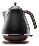 De&rsquo;Longhi KBOV 2001.BK electric kettle 1.7 L 2000 W Black, Brown