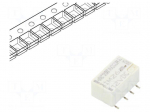 Relay: electromagnetic | DPDT | Ucoil: 12VDC | 2A | 0.5A/125VAC | IM