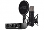 R&Oslash;DE NT1 Signature Black + AI-1 Studio Kit MK2 - complete studio set