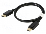 Cable | DisplayPort plug,both sides | PVC | DisplayPort 1.2 | 4K | 1m