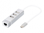 Other Computer Accessory Digitus  USB Type-C 3-Port Hub + Fast Ethernet LAN Adapter