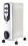 Radiator Adler  Oil-Filled Radiator AD 7816\t 2000 W, Number of power levels 3, White