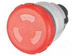 Switch: emergency stop | 30mm | Stabl.pos: 2 | red | none | IP65 | 46