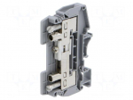 Splice terminal: rail | URTK | 41A | 400V | for DIN rail mounting