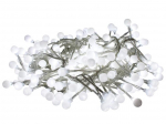 Clusterlight LED - 3.2 m - 256 white balls - transparent wire - 24 V