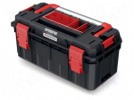 Chest | tool case | black | polymer | S BLOCK ALU LOG | 550x280x264mm