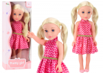 M&auml;nguala | PC | Konsoolid | Tarvikud // M&auml;nguasjad ja m&auml;ngud lastele // Lalka R&oacute;żowa Sukienka Kucyki Blond Włosy Duża Laleczka 46cm