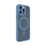 Back panel cover Evelatus Apple iPhone 13 Pro Hybird Case Whith Magsafe and Camera Protection PC+TPU Light Blue