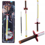 Kontoritehnika // Muu kontoritehnika // Długopis Miecz Katana Anime Metalowy Czarny Tusz Wymienny Wkład Biało-Ż&oacute;łty
