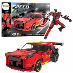M&auml;nguala | PC | Konsoolid | Tarvikud // Harivad m&auml;nguasjad | Interaktiivsed | Loomingulised | Kunstilised // Klocki Konstrukcyjne Robot Auto 2w1 GT3 Czerwony 335 el.