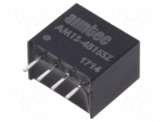 Converter: DC/DC | 1W | Uin: 43.2&divide;52.8V | 15VDC | Iout: 67mA | SIP4 | 1.8g