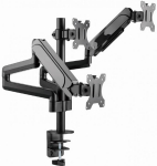 Monitor mount Gembird Desk Mounted Adjustable Mounting Arm for 3 Monitors