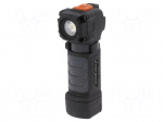 Torch: LED | waterproof | 6h | 75lm | IPX4 | set of batteries