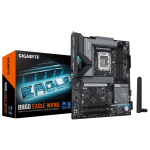 Gigabyte B860 EAGLE WIFI6E | Processor family Intel | Processor socket LGA1851 | DDR5 | Supported hard disk drive interfaces SATA