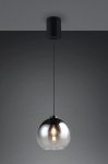 Trio Liora pendant E27 matt black/smoke gaismeklis R36601054 4017807682366