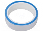 Tape: heat transfer | W: 25mm | L: 5m | Thk: 0.25mm | 0.6W/mK | white
