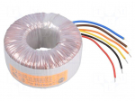Transformer: toroidal | 300VA | 230VAC | 25V | 25V | 6A | 6A | 2.4kg | H: 60mm