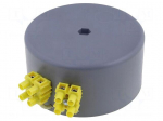 Transformer: toroidal | 150VA | 230VAC | 24V | 6.25A | 2kg | &Oslash;: 103mm | IP00