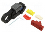 Stripping tool | 2.5&divide;6.8mm | Wire: coaxial | Kit: hex key,blades