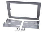 Radio mounting frame | Opel | 2 DIN | dark grey