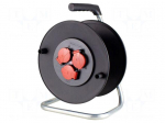 Cable reel | CEE 7/3 (F) socket | Sockets no: 3 | 16A