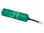 Battery: lithium | 3V | AA | JST connector | &Oslash;14.7x50mm | 2000mAh
