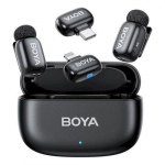 BOYA Mini 2-01 Lightning + USB-C Wireless Microphone Set (2xTX 2xRX) / 2.4GHz / 48kHz/24bit