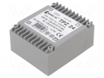 Transformer: mains | 24VA | 115/230VAC | 9V | 9V | Mounting: PCB | IP00