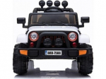 Auto Na Akumulator Jeep BRD-7588 Światła LED MP3 Pilot Biały 4x4