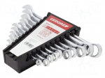 Wrench: combination spanner-set | double-sided | Plating: chromium