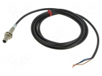 Sensor: inductive | OUT: PNP / NO | 0&divide;1.6mm | 10&divide;30VDC | M8 | 2m | IP67G