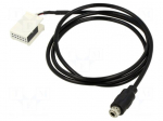 Aux adapter | Jack 3.5mm socket,Quadlock | Audi | screw